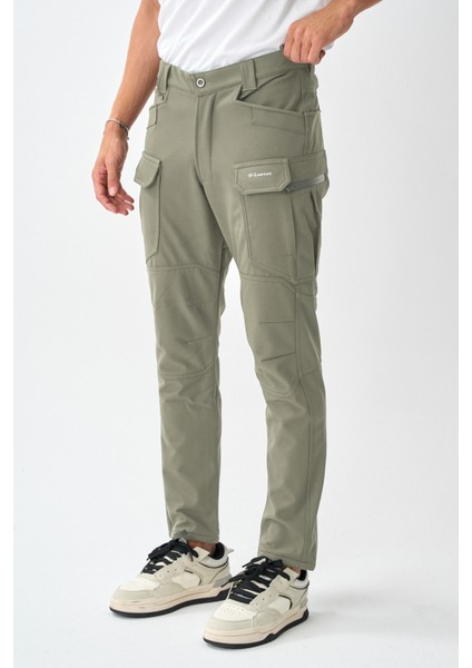 Soft Shell Rüzgar, Su & Soğuk Geçirmez Içi Polarlı Kışlık Taktik Pantolon E218-2