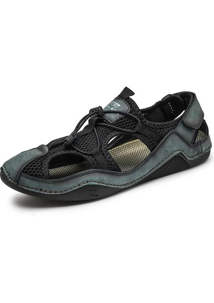 Tcherchı Erkek Ayakkabı Moda Günlük Sandalet Koyu Mavi (Yurt Dışından)