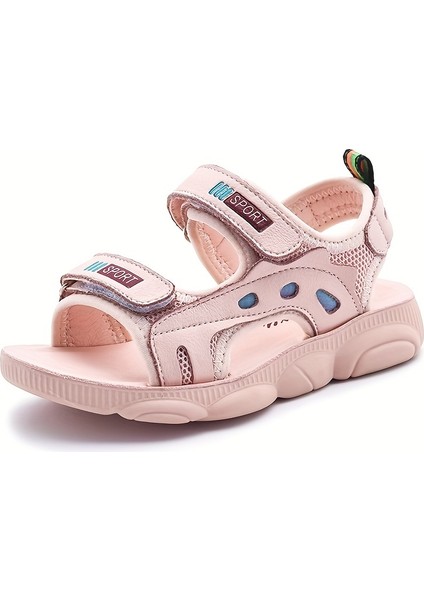 Tcherchı Kızlar Için Trendy Sevimli Burnu Açık Sandalet, Nefes Alabilen Kaymaz Sandalet (Yurt Dışından)