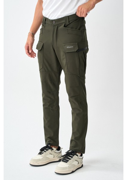 Soft Shell Rüzgar, Su & Soğuk Geçirmez Içi Polarlı Kışlık Taktik Pantolon E218-11