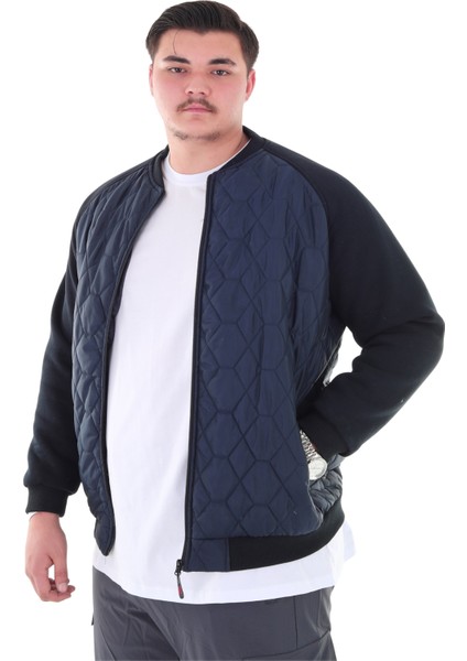 Erkek Büyük Beden 120 KILO-158 Kilo Arası Için Uygun Dik Yaka Parçalı Mevsimlik Hafif Mont fiyatları