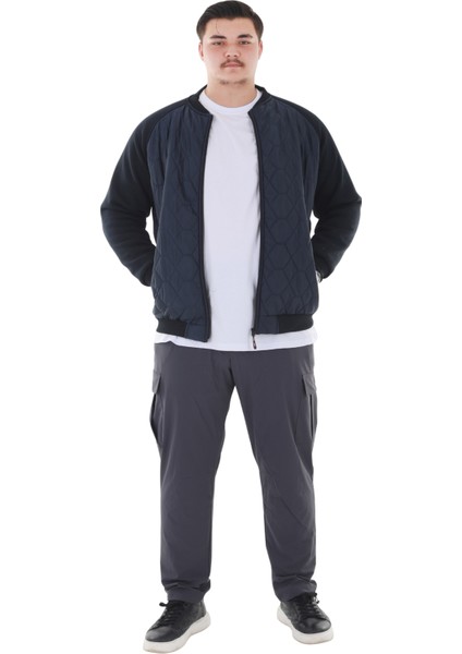 Erkek Büyük Beden 120 KILO-158 Kilo Arası Için Uygun Dik Yaka Parçalı Mevsimlik Hafif Mont modelleri