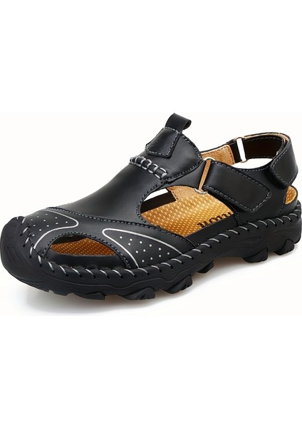 Tcherchı Erkekler Için Trendy Rahat Spor Sandalet, Nefes Alabilen Kaymaz Sandalet (Yurt Dışından)