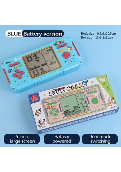 Büyük Ekran Retro Klasik Mini Konsol Oyun, Tetris Makinesi (Yurt Dışından) fiyatları