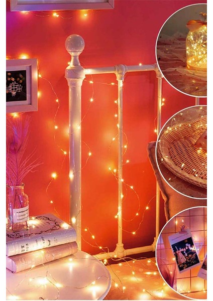 2x2 Metre Usb'li 8 Animasyonlu Uzaktan Kumandalı Gün Işığı Peri Tel LED Perde indirimleri