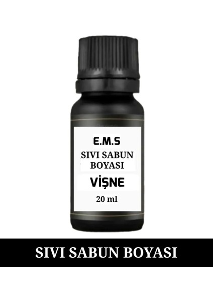 Vişne Sıvı Sabun Boyası Sabun Bazı Boyası 20 ml 1.kalite.