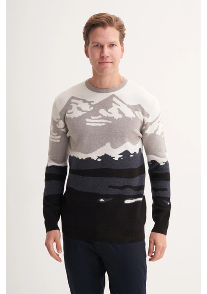 Slim Fit Erkek Kazak 33235 Ekru 33235 fiyatları