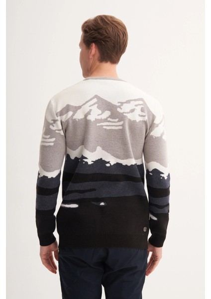 Slim Fit Erkek Kazak 33235 Ekru 33235 modelleri