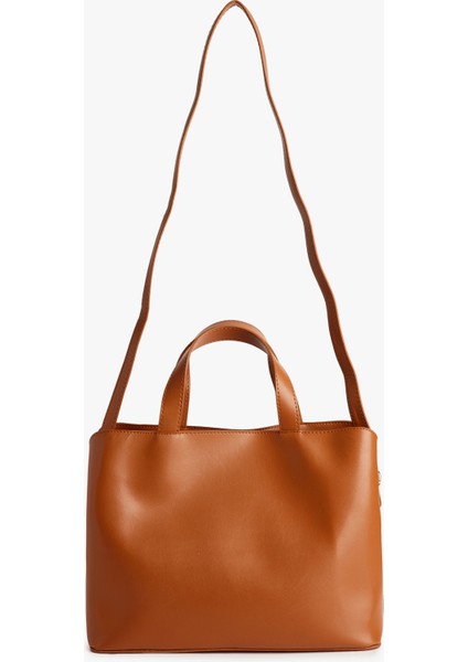 Suni Deri Bölmeli Saplı Askılı Tote Çanta fırsatları