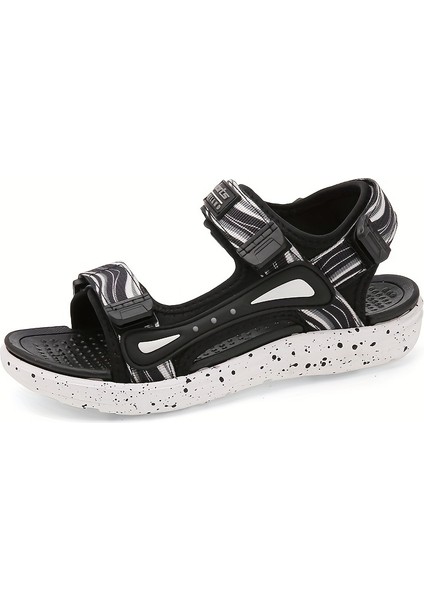 Tcherchı Erkekler Için Trendy Havalı Burnu Açık Spor Sandalet, Nefes Alabilen Hafif Sandalet (Yurt Dışından)