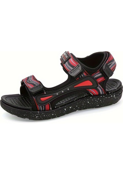 Tcherchı Erkekler Için Son Moda Rahat Burnu Açık Sandalet, Nefes Alabilen Hafif Spor Sandalet (Yurt Dışından)