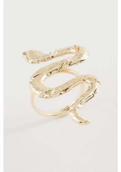 Sepetim Yılan Metal Yüzük-Sarı fiyatları