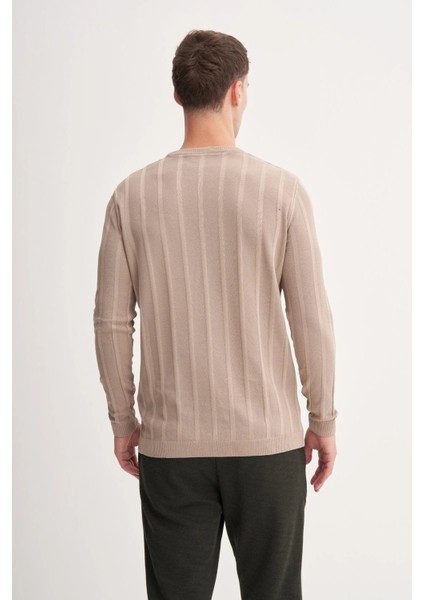 Erkek Slim Fit Viskon Kumaş Premium Bisiklet Yaka Kazak fiyatları