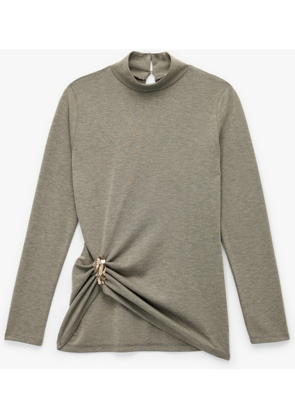 Aksesuar Detaylı Uzun Kollu Balıkçı Yaka Body fırsatları