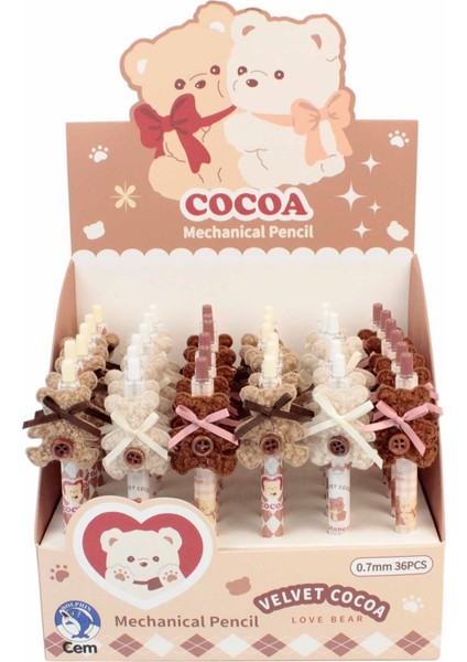 Dolphin CT-2779 Ayıcıklı Versatil Kalem 36'lı Stand