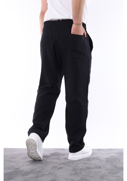 Keten Bağcıklı Jogger Pantolon modelleri