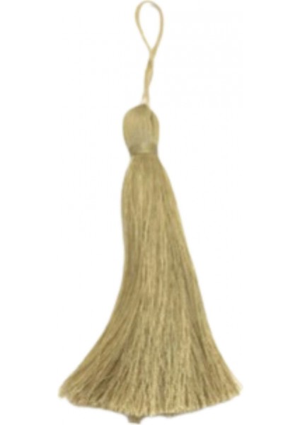 Püskül Tekli 5 cm 1 Adet Bej