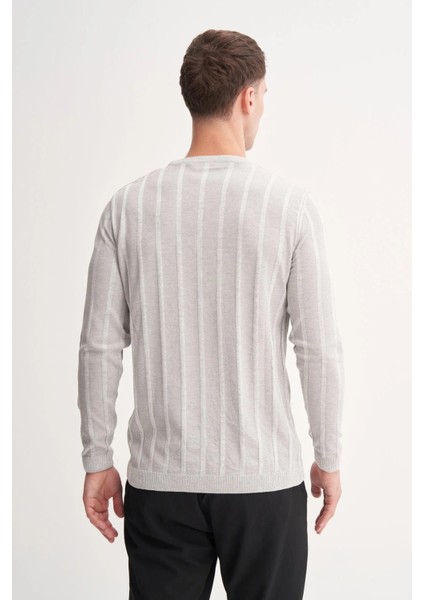 Erkek Slim Fit Viskon Kumaş Premium Bisiklet Yaka Kazak modelleri