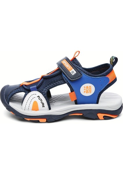 Tcherchı Kızlar Için Trendy Rahat Kapalı Toe Spor Sandalet, Nefes Alabilen Kaymaz Sandalet (Yurt Dışından)