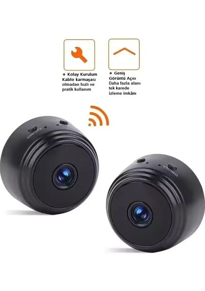 Full Hd Wifi Mini Güvenlik Kamerası Uzaktan Izlenebilir modelleri