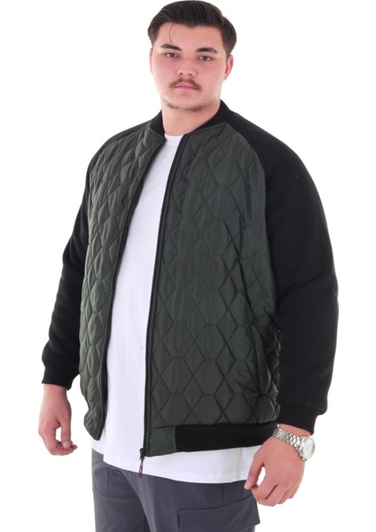 Erkek Büyük Beden 120 KILO-158 Kilo Arası Için Uygun Dik Yaka Parçalı Mevsimlik Hafif Mont fiyatları