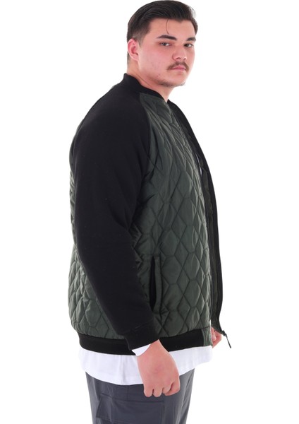 Erkek Büyük Beden 120 KILO-158 Kilo Arası Için Uygun Dik Yaka Parçalı Mevsimlik Hafif Mont fırsatları