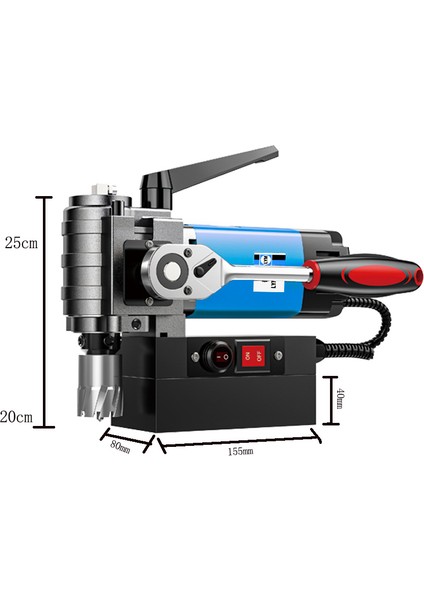 MACHİNE LYM 35 H KISA MANYETİK MATKAP 1380 W 35mm