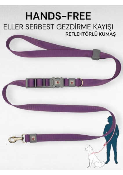 Hands-Free Eller Serbest Gezdirme Kayışı- Köpek Gezdirme Kayışı - Eller Serbest- Köpek Gezdirme Ipi