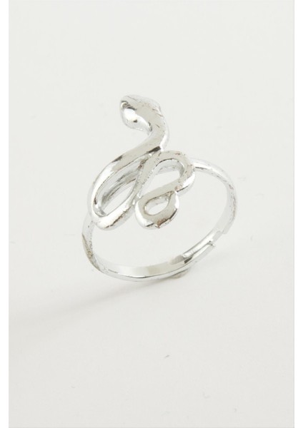 Sepetim Yılan Metal Yüzük-Sarı