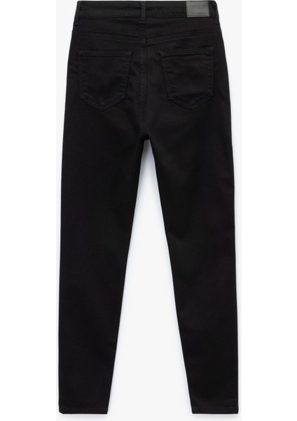 Yüksek Bel Dar Kesim Dar Paça Toparlayıcı Jean Pantolon - Skinny Push Up Fit Jean fiyatları