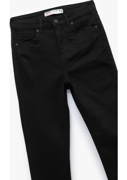 Yüksek Bel Dar Kesim Dar Paça Toparlayıcı Jean Pantolon - Skinny Push Up Fit Jean modelleri
