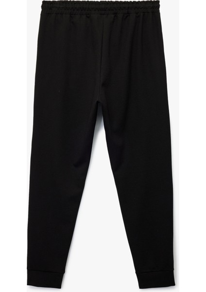 Fermuarlı Cepli Beli Bağcıklı Viskon Karışımlı Spor Jogger Eşofman Altı fiyatları