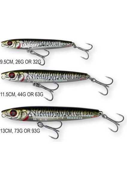 Cast Hacker 9.5 cm 26 gr Sahte Balık Sayoris Ls modelleri
