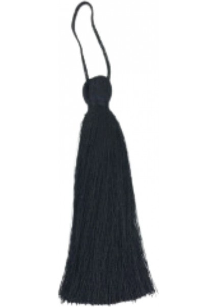 Püskül Tekli 5 cm 1 Adet Siyah