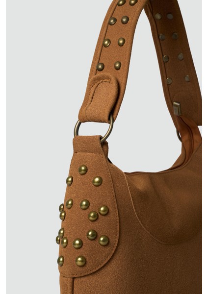 Arlo Troklu Omuz Çantası Taba modelleri