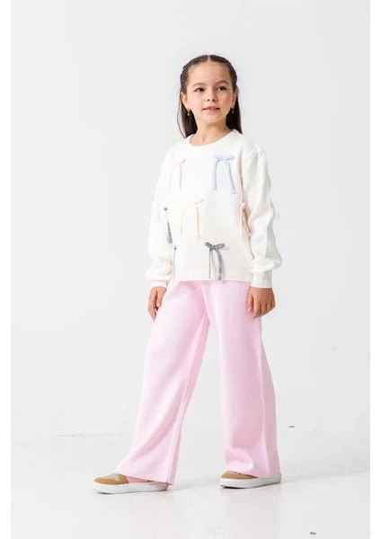 Kız Ip Fiyonk Detaylı Triko Takım fırsatları