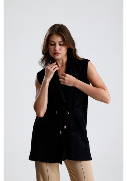 Şal Yaka Stoperli Yelek fırsatları