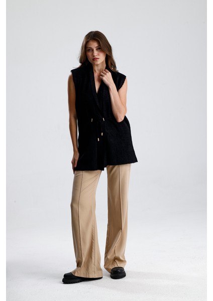 Şal Yaka Stoperli Yelek indirimleri