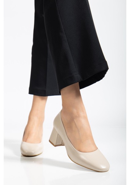 Suins Thalin Model Kadın Siyah Kahve Orta Topuklu Ayakkabı fırsatları