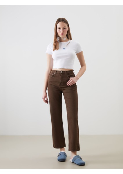 Yeni Sezon Bisiklet Yaka Çiçekli Crop fiyatları