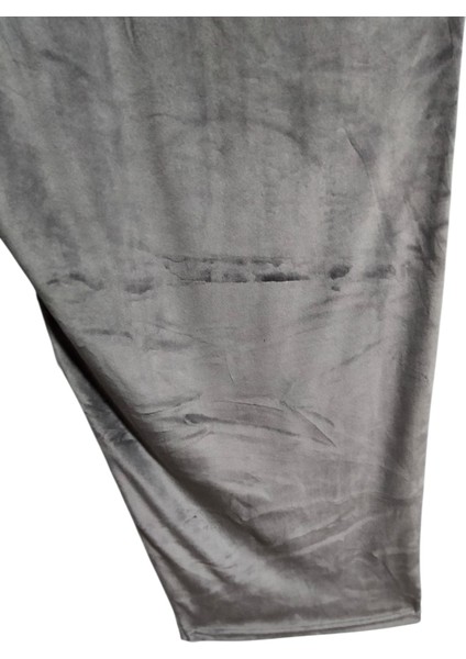 Kadın Bayan Fransız Kadife Battal Büyük Beden Bel Lastikli Cepsiz Eşofman Altı Pantolon Pijama Tayt indirimleri