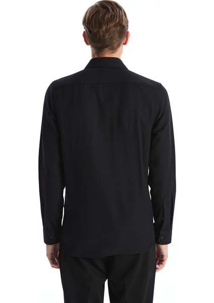 Yeni Sezon Slim Fit Uzun Kollu Oxford Erkek Gömlek fırsatları