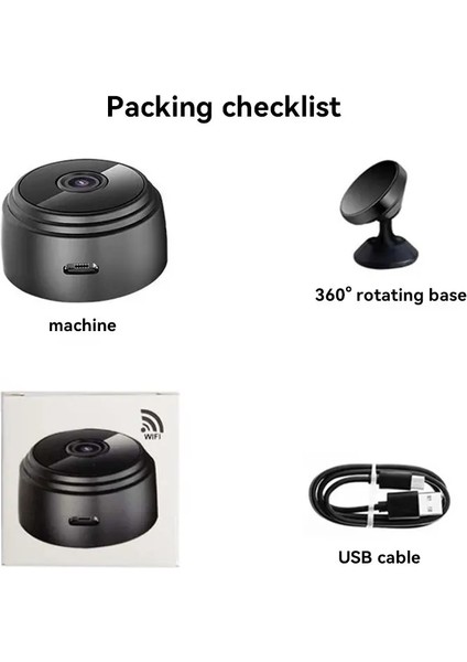 Full Hd Kablosuz Güvenlik Kamerası – Wi-Fi Bağlantılı, Uzaktan Izleme ve Sd Kart Kayıt Destekli fırsatları