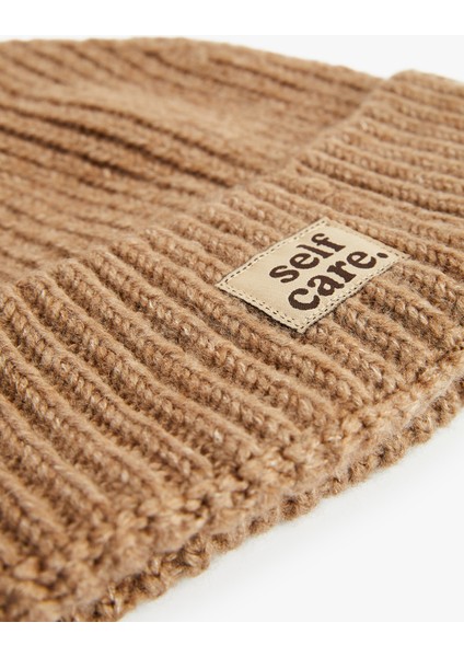 Baskılı Etiket Detaylı Katlı Bere modelleri