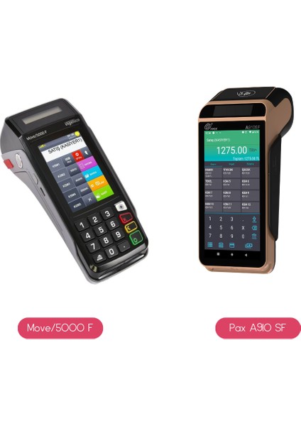 Ingenico Move 5000F & Pax A 910 Sf modelleri