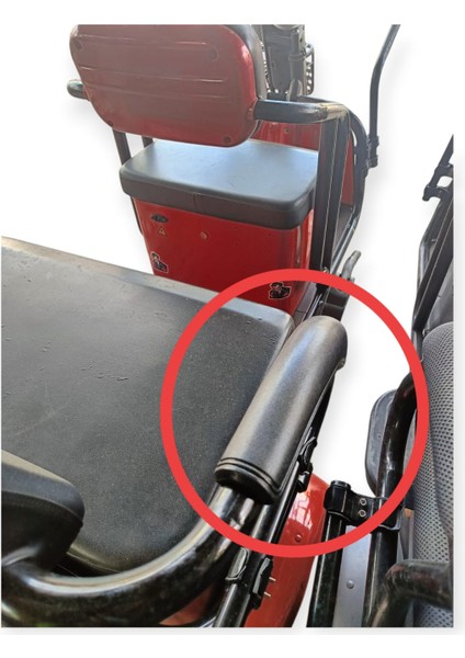 3 Tekerlekli Elektrikli Motor Koltuk Kol Dayama Sünger Sağ-Sol Takım fırsatları
