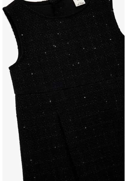 Bisiklet Yaka Kolsuz Jile Elbise modelleri