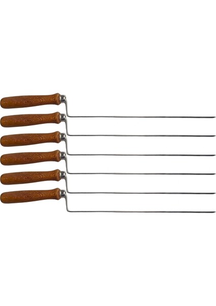 Paslanmaz Cağ Kebap Şiş 6 Adet