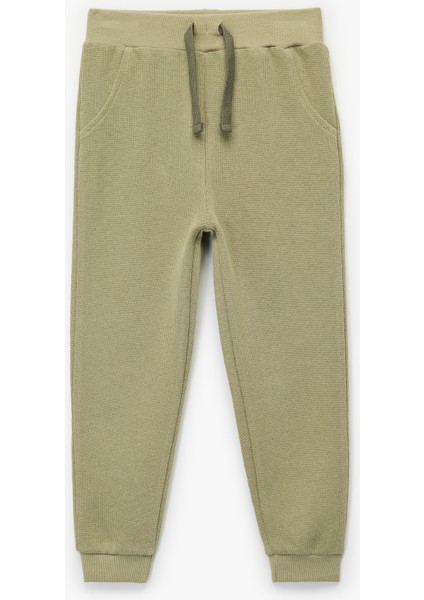 Pamuklu Şardonlu Beli Lastikli Basic Jogger Eşofman Altı