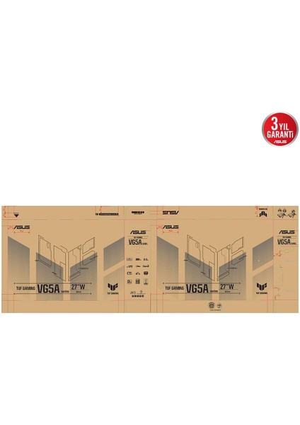 Tuf Gamıng VG27AQM5A 27'' 300HZ 1ms Monıtor